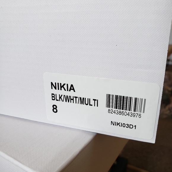 Steven N.Y. Nikia Multi Color Snake Print Fabric Notched Out Heel Boot Sz 8. - Picture 9 of 9